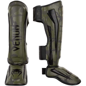 Venum Elite Protective MMA Shin Instep Guards - Khaki/Camo - 1 of 2