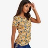 Calypsa Women's UPF 50+ Short Sleeve Adele Swim Top - 3 of 4