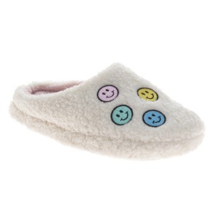 Josmo Happy and Cozy Slip On Ladies' Fluffy Slippers - 1 of 4