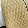 Slickblue 3PC Full/Queen Quilt Set, Pre-Shrunk Fabric, Quilt & 2 Shams, Geometric Patchwork, 3 Color Options - 4 of 4