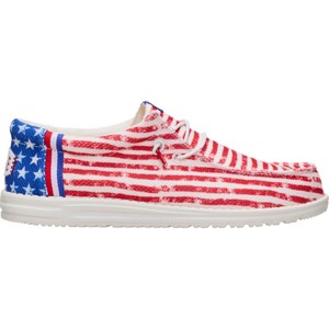 HEYDUDE Men Wally Americana Mesh, 4thof July Patriotic Shoes  display picture 2