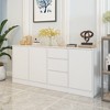 Famapy Modern Dresser Featuring Adjustable Shelving Inclined Hidden Handles and Abundant Storage - 2 of 4