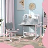 Aghana Digitals Kids Ergonomic Study Set: Height-Adjustable Desk & Chair with Tilt Desktop, Storage - 4 of 4