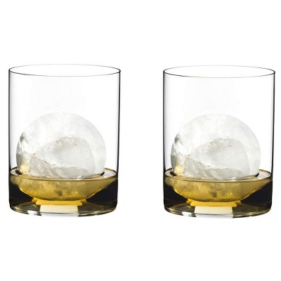 Riedel 0414/02 O Wine Collection Classic Crystal Whiskey Tumbler Glass, Set of 2