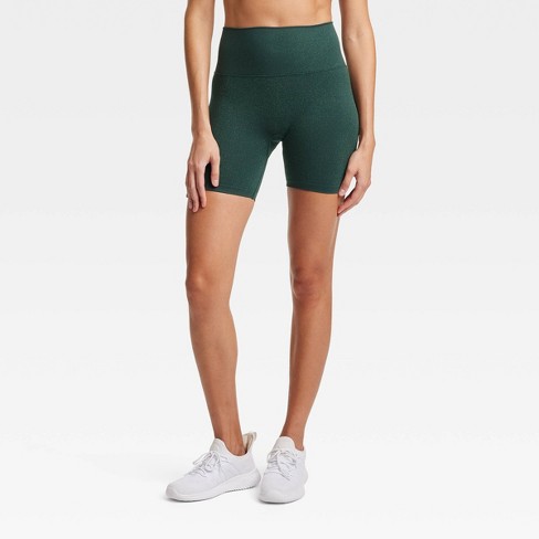 Women's Lurex Seamless High-Rise Bike Shorts 6" - All In Motion™ - image 1 of 4