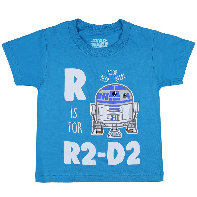 Star Wars "R Is For R2-D2" Little Boys T-Shirt Kids, 1 of 4