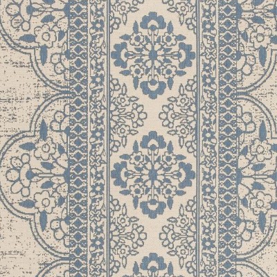 blue/creme