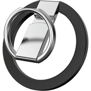 Entronix Magnetic Phone Grip – 360° Rotating Ring Holder Kickstand, Magnetic Grip Accessory Compatible with Magnetic Cases - 1 of 4