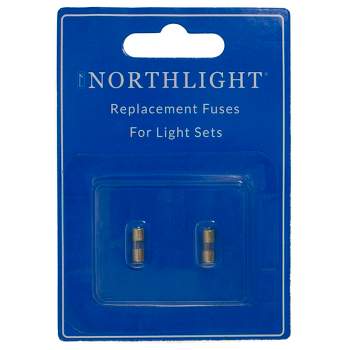 Northlight Pack of 2 Replacement Fuses for C7 or C9 Christmas Lights - 3 Amps
