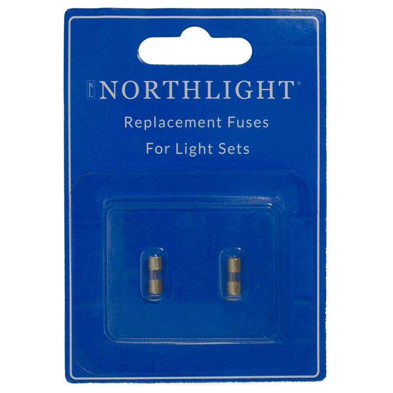 Northlight Pack of 2 Replacement Fuses for C7 or C9 Christmas Lights - 3 Amps, 1 of 3