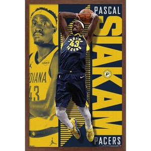 Trends International NBA Indiana Pacers - Pascal Siakam 25 Framed Wall Poster Prints - 1 of 4