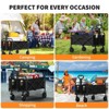 Heavy Duty Collapsible Wagon Cart with 5" All-Terrain Wheels & Drink Holders, Fit for Beach Camping Grocery - 2 of 4