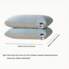 FONTOI 1 Pack Bed Pillow, Machine-Washable Cover with Reinforced Stitching, Perfect for Home, Hotel, Bed, Blue, 5.9"*16.93"*27.56" - 3 of 4