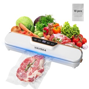 VAVSEA Vacuum Sealer 62Kpa Food Sealer Machines with 4 Modes, Dry/Draw/Seal/Vac for Kitchen - 1 of 4