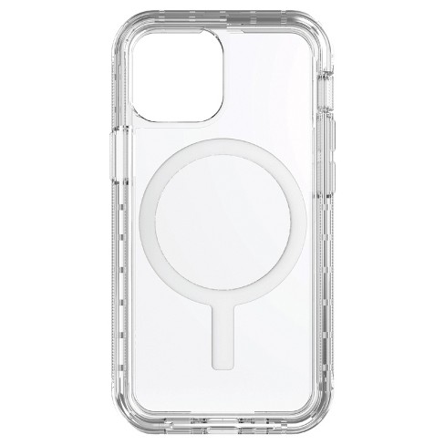 onn. MagSafe Compatible Rugged Phone Case for iPhone 13 - Clear