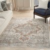 Nourison Washable Astra Vintage Medallion Indoor Flatweave Area Rug - 2 of 4