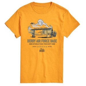 Men's IT: Welcome to Derry Welcome To Derry Air Force Short Sleeve Graphic T-Shirt - Gold - 3 X-Large - 1 of 3