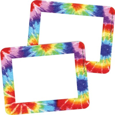 2pk 45ea Tie-Dye Remember Me! Self-Adhesive Name Tag Labels - Barker Creek