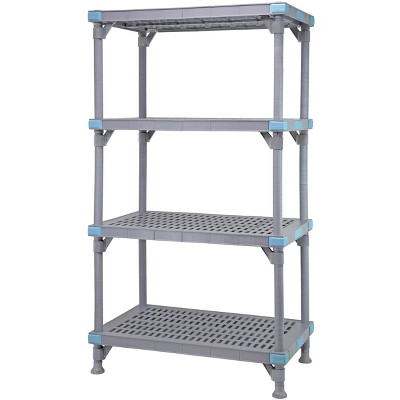 Quantum Storage Systems Millenia Shelving Unit, 36"W X 24"D X 74"H, 2000 Lbs Load Capacity