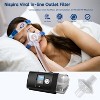 Nispira Viral in-line Outlet Filter Compatible with ResMed, Dreamstation CPAP/BiPAP Machine, 12 Packs - 2 of 4