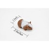 Collectible Wildlife Gifts | Guinea Pig, Hand Painted, Plastic Animal Design, Realistic Model,  Gift  2 Inches.   CWG233 B306 - 2 of 4
