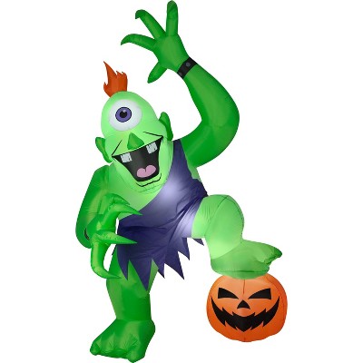 Gemmy Airblown Ogre Giant, 10 ft Tall, green