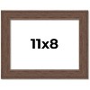 PosterPalooza | 11x8 Wide Barnwood Picture Frame, UV Acrylic, 6 Finishes - Grey, Brown, White, and Black - 2 of 4