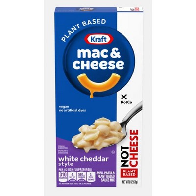 Kraft NotCo White Cheddar Style Plant Based Mac & Cheese, 6 oz Box (Pack of 2)