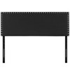 Modway Phoebe King Upholstered Vinyl Headboard -  Dense Foam Padding  - Assembly RequiredPU+25kg/M3 density foamFrame is solid wood and CARB P2 panel - 3 of 4