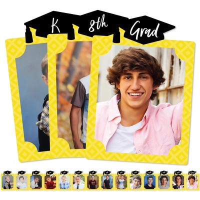 Big Dot of Happiness Yellow Grad - Best is Yet to Come - 8 x 10 inches K-12 School Photo Holder - DIY Graduation Party Decor - Picturific Display