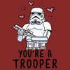 Women's Star Wars Valentine's Day You're A Trooper T-Shirt - image 2 of 4