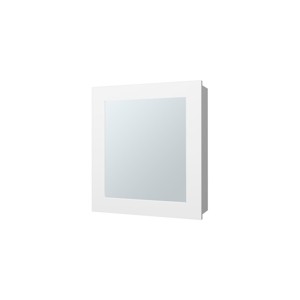 GlasFlength Decorative Wall Mirrors Bathroom Decor Cabinet Accent Mirror Vanity Medicine Cabinet Mirrors for Bathroom Wall, White, 18.6"*5.7"*20.5" - 1 of 4