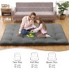 Japanese Futon Mattress Full Size - 4" Foldable Floor Bed, Medium Firm Tatami Mat for Guest, Dorm, Travel - 4 of 4