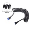 Unique Bargains Stainless Steel Flexible Kink-Resistant Shower Hose 2 Pcs - 3 of 4