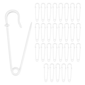 Unique Bargains Sewing Upholstery Spring Lock Blanket Bulk Large Safety Pins 30 Pcs - 1 of 4