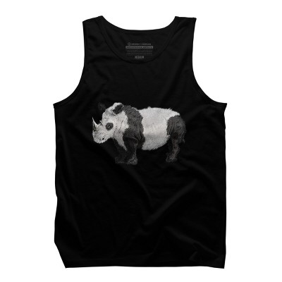 Men's Design By Humans The Wild Pandanoceros By CrazedGraphics Tank Top