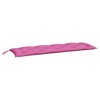 vidaXL Garden Bench Cushion Pink 59.1 in.x19.7 in.x2.8 in. Oxford Fabric - 2 of 4
