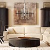 Rennnsan Frolique 28" W 16 -Light Dimmable Industrial Linear Chandelier in Gold & Chrome - 2 of 4