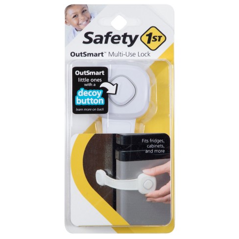 Safety 1st Multi-Purpose Appliance Lock Black Multi-purpose Latches 4-Pack  in the Child Safety Accessories department at