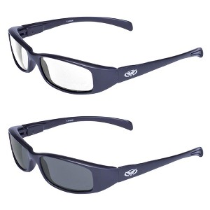 2 Pairs of Global Vision Eyewear New Attitude Safety Motorcycle Glasses - 1 of 3