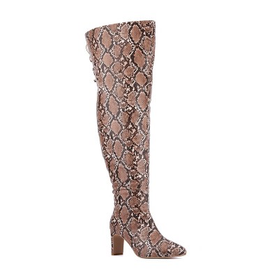 Fashion To Figure Women's Hayya Thigh High Boot - Wide Width