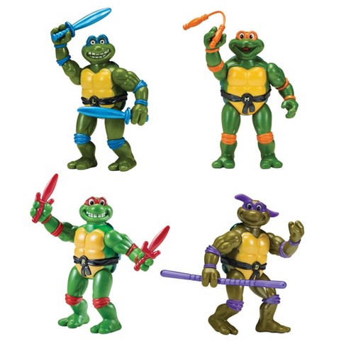Teenage Mutant Ninja Turtles 4pk Cartoon Action Figures - image 1 of 4
