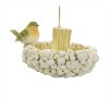 Cauliflower Birdhouse and Hanging Birdbath (Set of 2) - 2 of 3