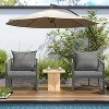 Christopher Knight Home Cassie Outdoor Aluminum Club Chair with Rope Accents (Set of 2) - 2 of 4