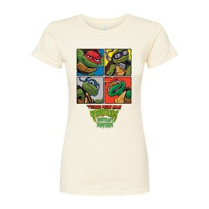 Women's - Teenage Mutant Ninja Turtles Mutant Mayhem - Mutant Mahem Grid Fitted Graphic T-Shirt - 1 of 2