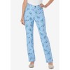Woman Within Plus Size Tall Straight-Leg Stretch Denim Jean - 4 of 4