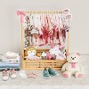 Wooden frame portable storage basket, suitable for storing baby and pet supplies - 4 of 4