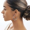 SHINE by Sterling Forever Resin Hex Hoops - 2 of 2