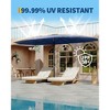 15FT Large Patio Umbrella with Lights, 36 Lights Double-Sided Patio Umbrella with Weighted Base for Poolside Garden Backyard - 2 of 4