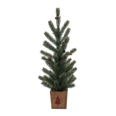 Transpac Artificial 30 In. Green Christmas Tree In Box : Target